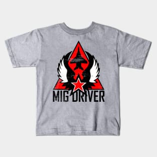 Mig Driver (distressed) Kids T-Shirt